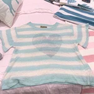 Wildfox White Label New No tags heart sweater